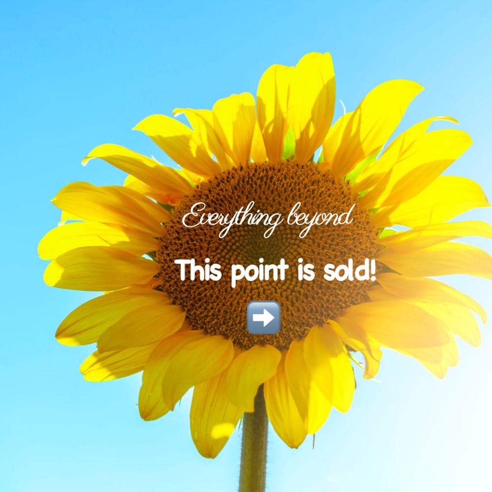 Sold beyond this point